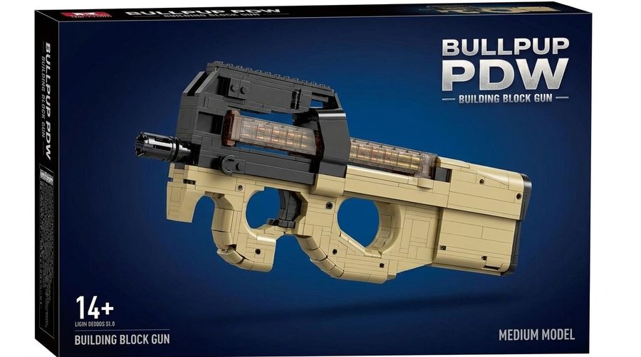 Wholesale Bullpup PDW Building Block Model Set 650pcs DIY Mini Bricks Collectible Display Toy for Adults Teens 14+