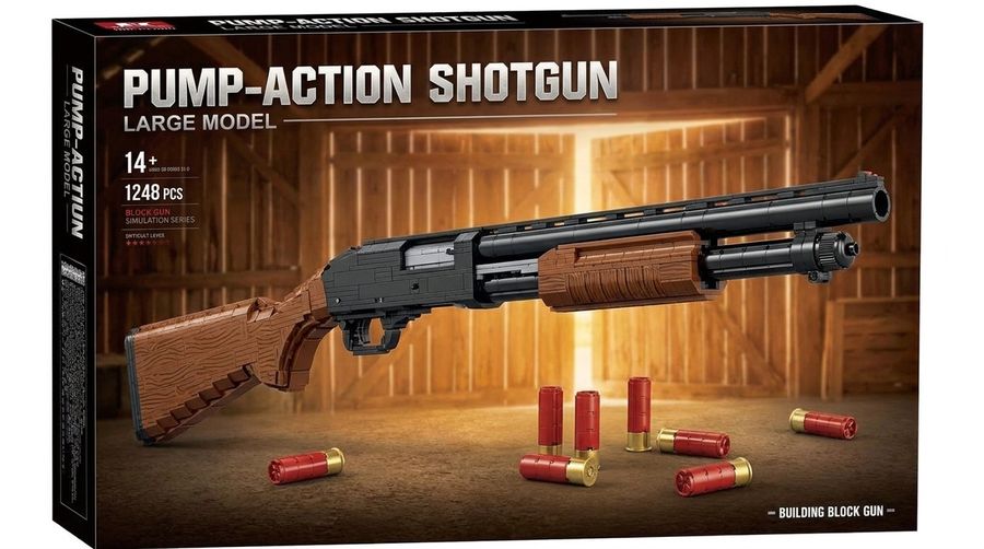Wholesale Pump-Action Shotgun Building Block Model Set 2550pcs DIY Mini Bricks Collectible Display Toy for Adults Teens 14+