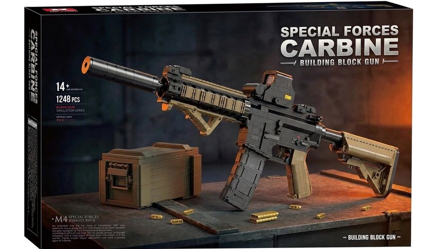 Wholesale Special Forces Carbine Building Block Model Set 1050pcs DIY Mini Bricks Collectible Display Toy for Adults Teens 14+