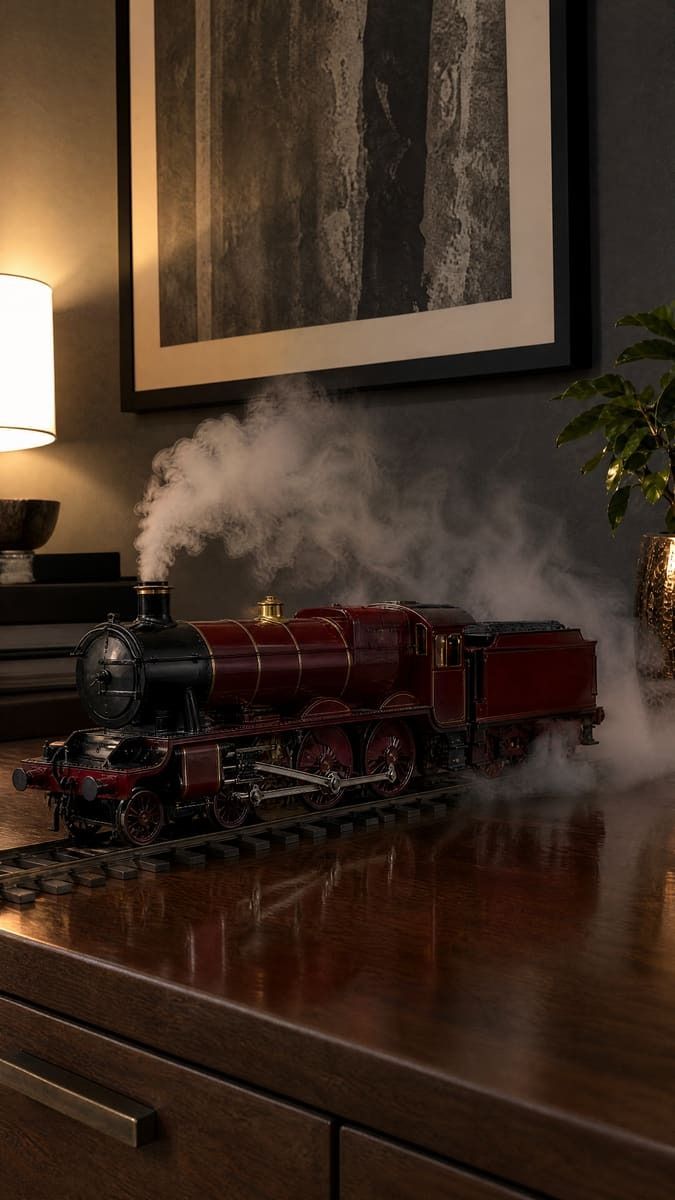 Wholesale 1:32 Alloy Diecast Steam Locomotive Train Model Car Toy Pull Back With Light And Sound Collectible Display Gift for Kids Boys