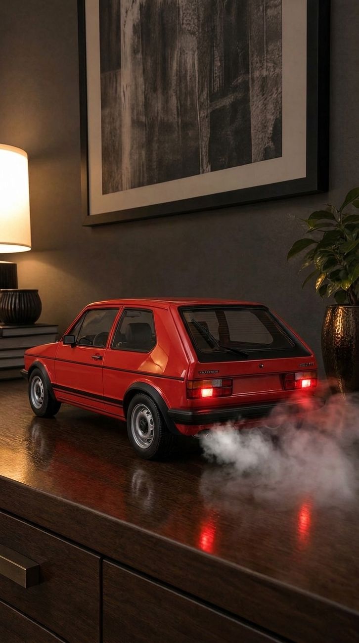 Wholesale 1:32 Alloy Diecast VW Golf GTI Model Car Toy Pull Back With Light And Sound Collectible Display Gift for Kids Boys