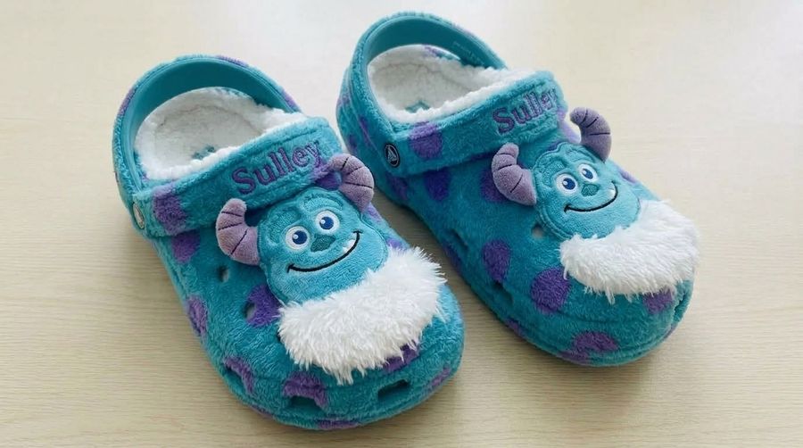 Wholesale Sulley Plush Clogs Cartoon Fuzzy Slippers Sherpa-Lined Winter Indoor Outdoor Garden Shoes Unisex