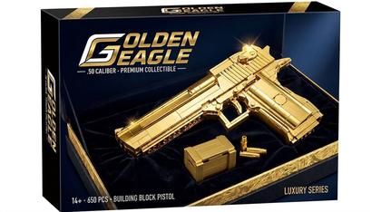 Golden Eagle Pistol Building Block Models