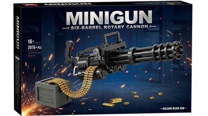 Minigun Six-Barrel Building Block Models
