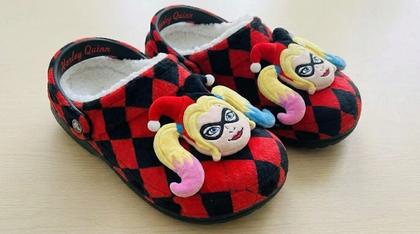 Harley Quinn Plush Character Clogs