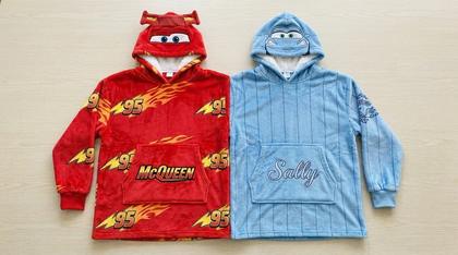McQueen & Sally Couple Plush Hoodies