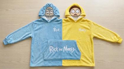 Rick & Morty Couple Plush Hoodies