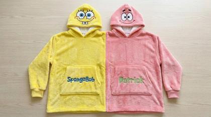SpongeBob & Patrick Couple Plush Hoodies